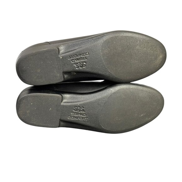 SAS Jewel Loafers Shoes Womens 5 M Black Leather Slip On Tripad Comfort Casaul - Picture 9 of 11